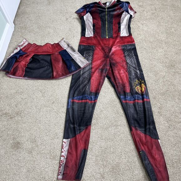 DISNEY DESCENDANTS 3 EVIE COSTUME‎ Jumpsuit & Skirt SIZE 10-12 Read - Picture 3 of 10